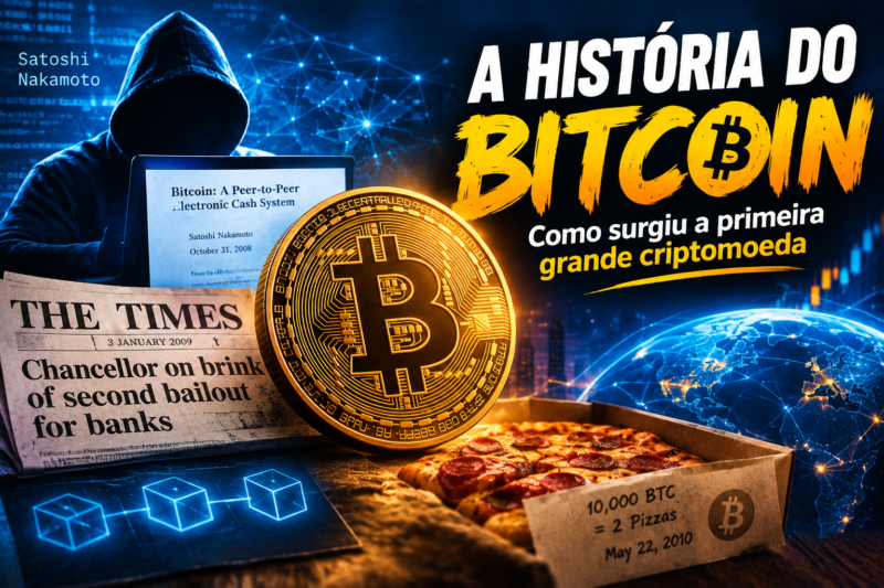 A História do Bitcoin: como surgiu a primeira grande criptomoeda